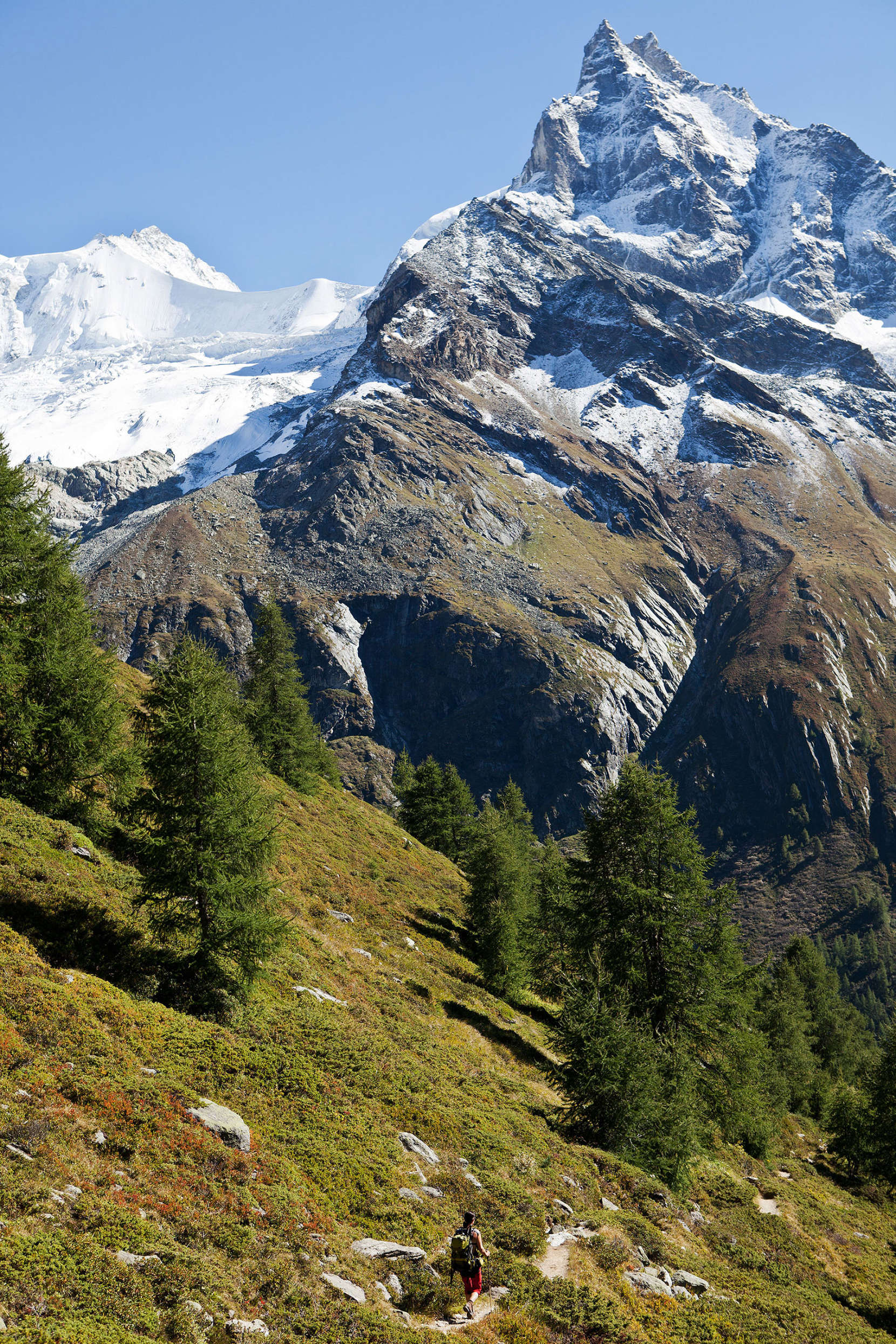 Zinalrothorn, Blanc de Moming und Besso