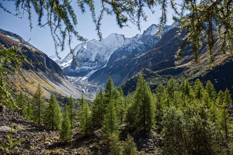 Val d'Anniviers: Pointe de Zinal, Dent Blanche, Grand Cornier, Glacier de Zinal