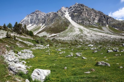Le Toûno Nordseite, Les Faches, Val d´Anniviers