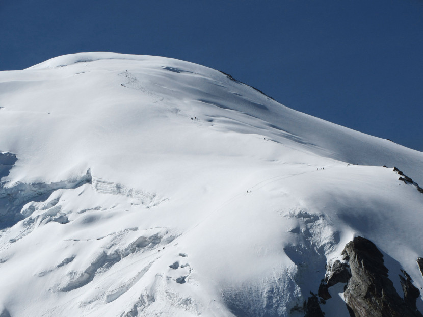 Hohsaas - Weissmies (4017 m): Nord-West-Passage, Weissmies Vorgipfel, Triftgletscher, Nordwestflanke