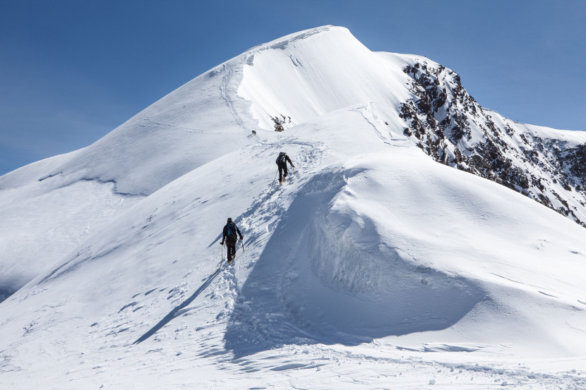 Weissmies - Triftgrat, Schlussanstieg