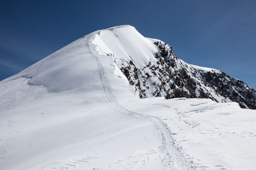 Weissmies (4017 m) Gipfel, Triftgrat