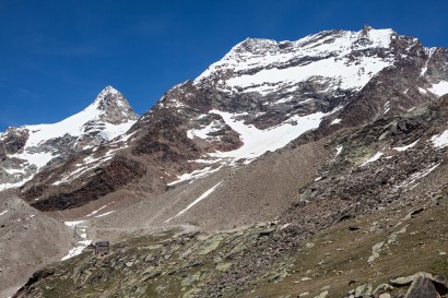 Fletschhorn, Lagginhorn und Weissmieshütten