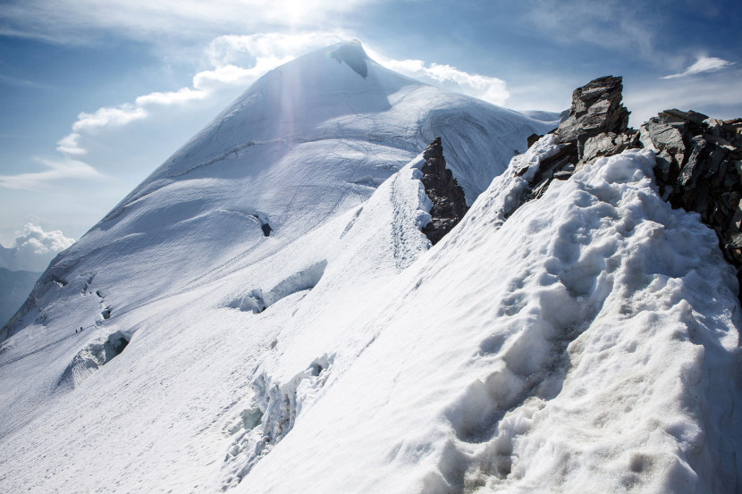 Allalinhorn (4027 m) und Feegletscher