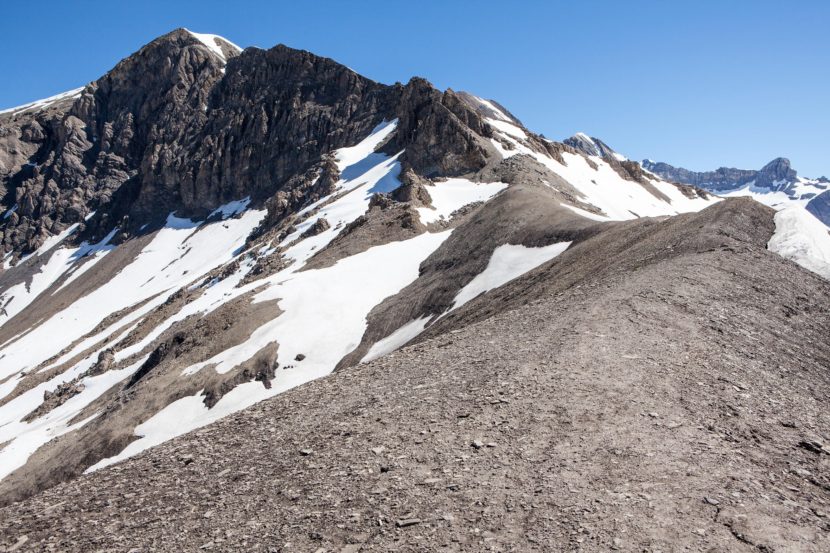 Arpelistock (3036 m) von der Arête de l'Arpille